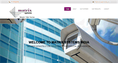 Desktop Screenshot of matrixsystemsindia.com